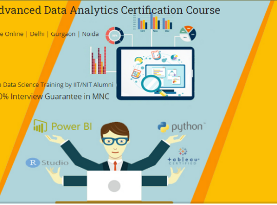 Google Data Analyst Course in Delhi, 110062. Certi